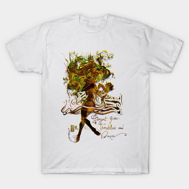 golde dancer T-Shirt by ArchiriUsagi